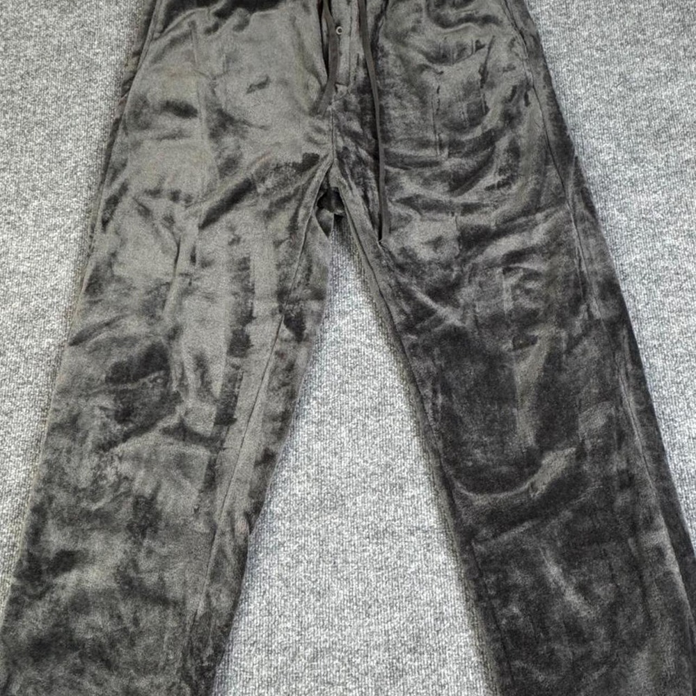 Globerti black suede polyester sweatpants size 2XL.